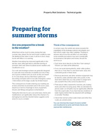 Preparing for summer storms