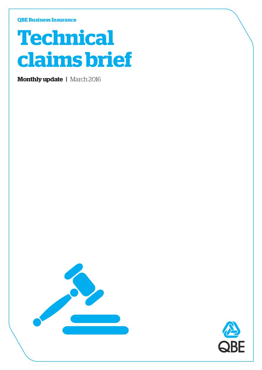 Technical Claims Brief - March 2016 (PDF 4.6Mb)