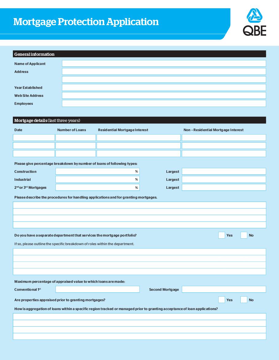 Mortgage Impairment application (PDF 589Kb)